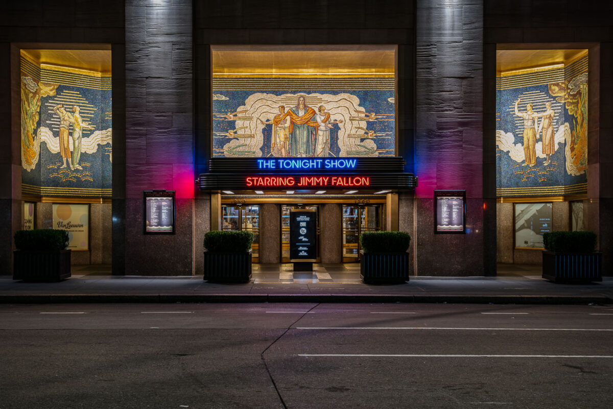 The Tonight Show with Jimmy Fallon at 30 Rock in New York City.