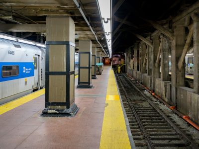 Metro-North Train at the Platform in Grand Central Terminal