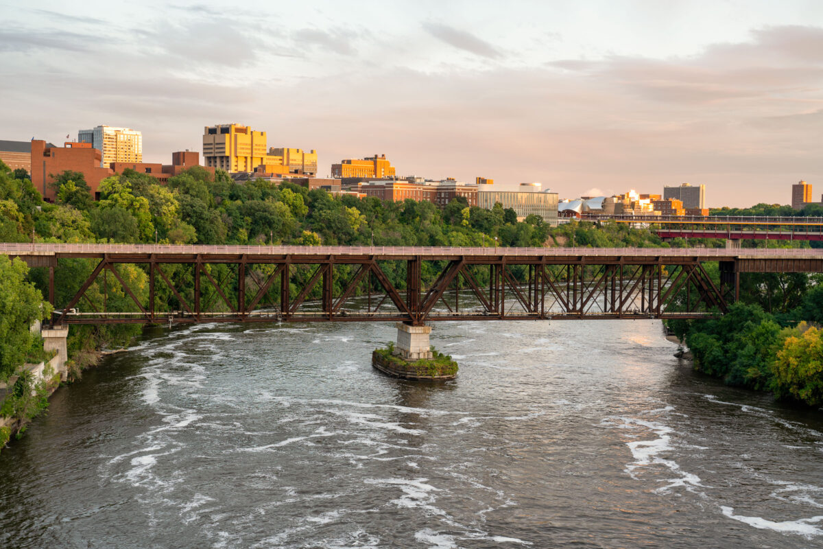 University of Minnesota Bridges, Mississippi River, Minneapolis