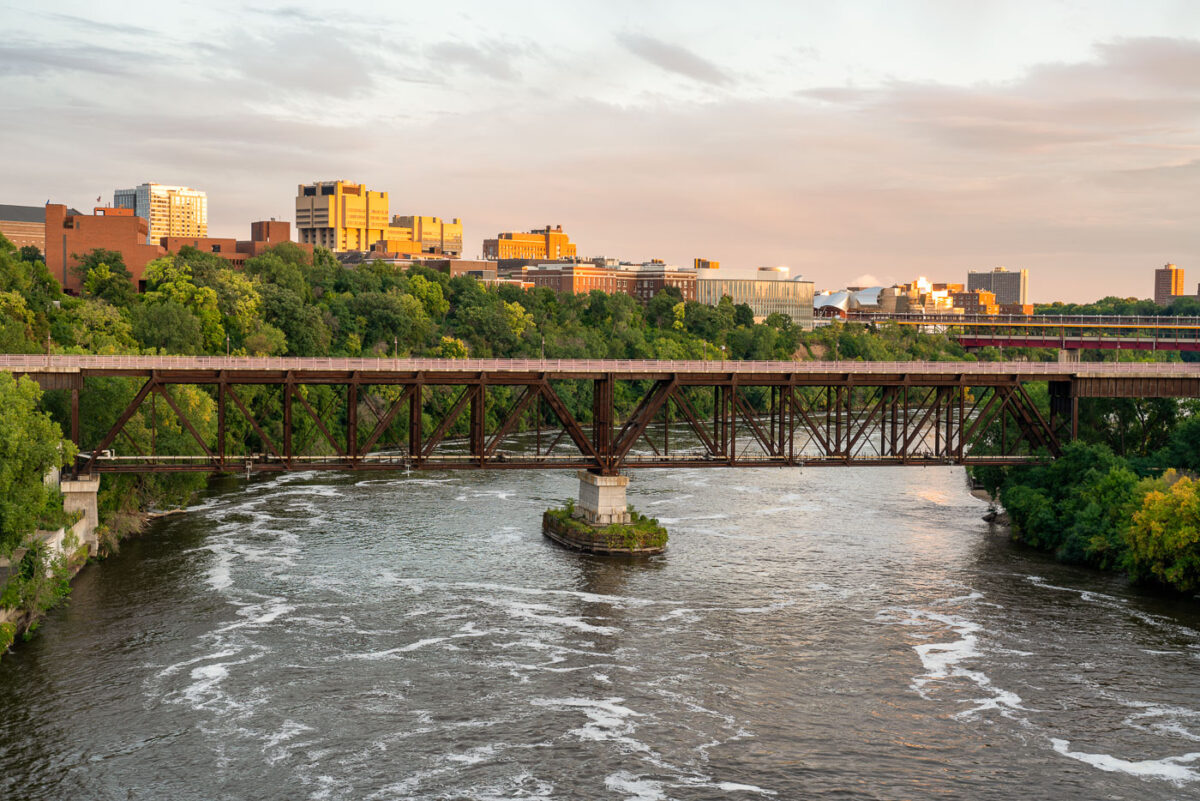 University of Minnesota Bridges Over The Mississippi River