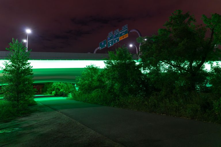 Green lights on 35W, Minneapolis, MN 2 Green lights on 35W, Minneapolis, MN