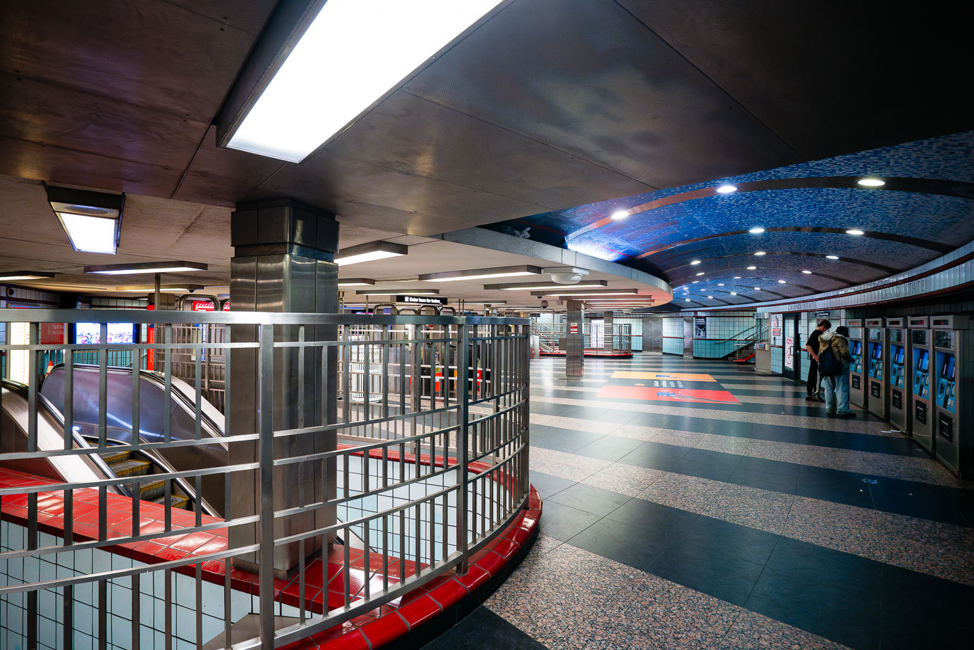 Inside the Grand State Train Station Chicago