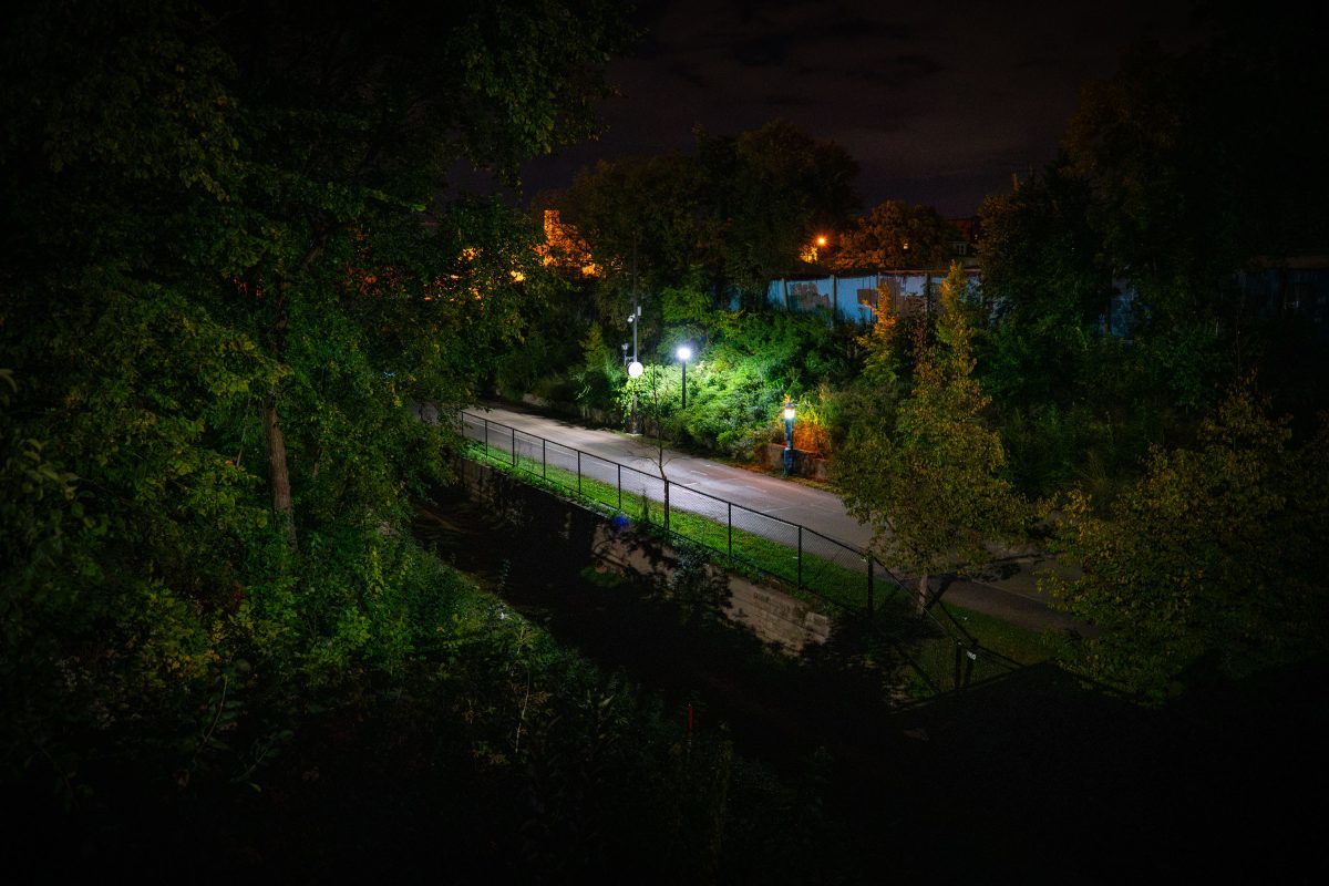 Minneapolis’ Midtown Greenway at night