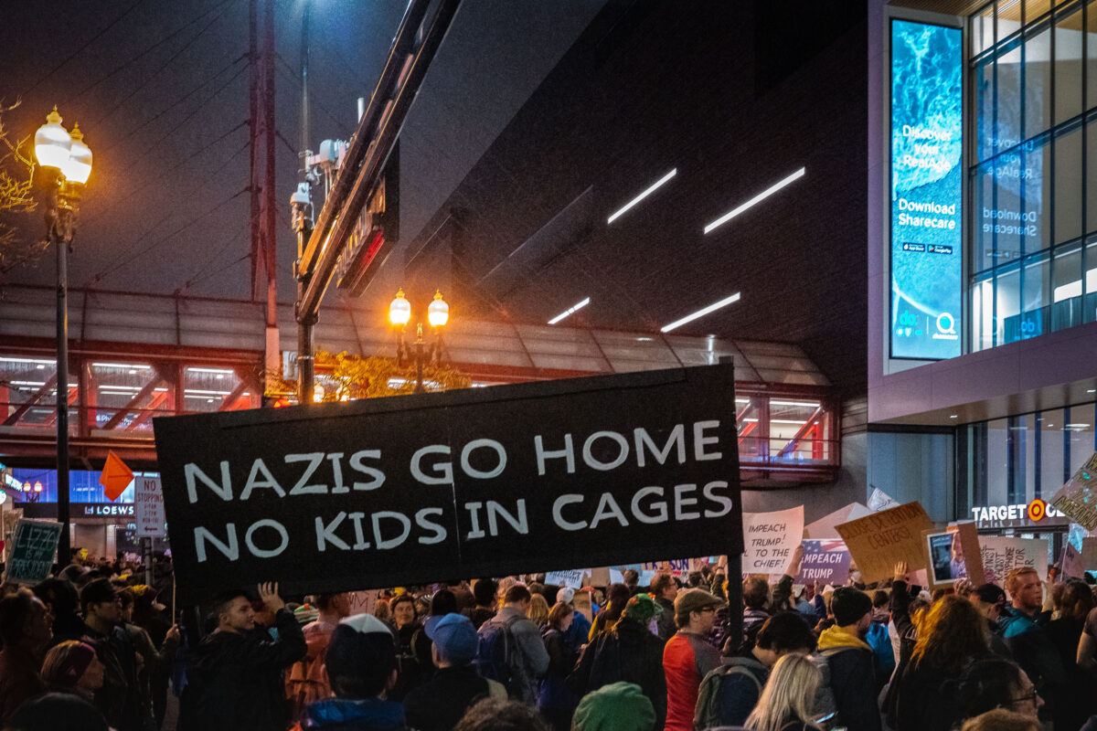 Minneapolis Protest Against Trump Rally, Target Center, 2019