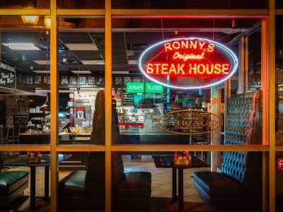 Ronny’s Original Steak House Neon Sign, Chicago