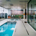 Pool inside the players workout area inside the Green Bay Packers Headquarters.