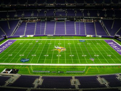 U.S. Bank Stadium Field, Minneapolis, Home of the Minnesota Vikings