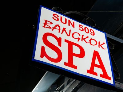 Sun 509 Bangkok Spa Sign, New Orleans