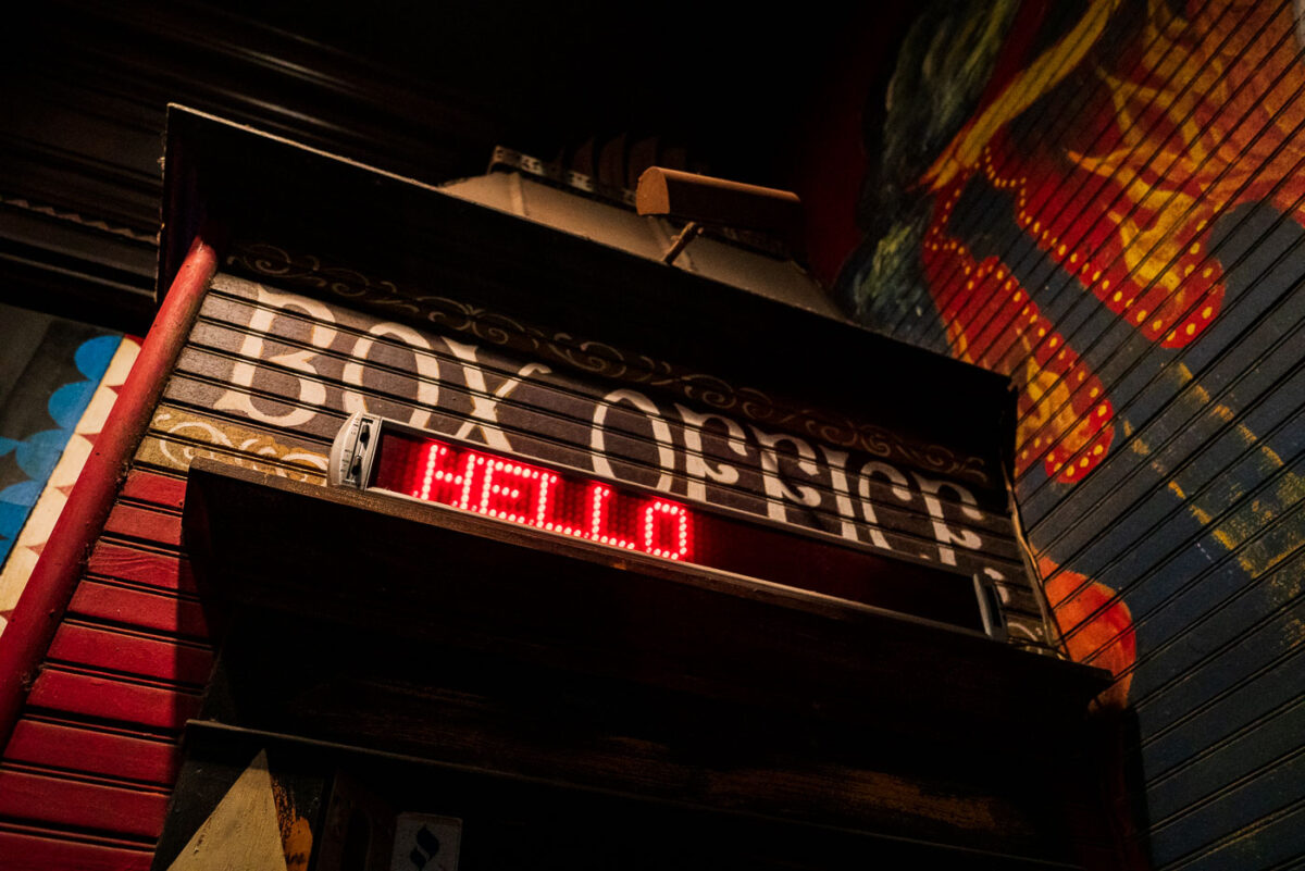 Box Office window in New Orleans