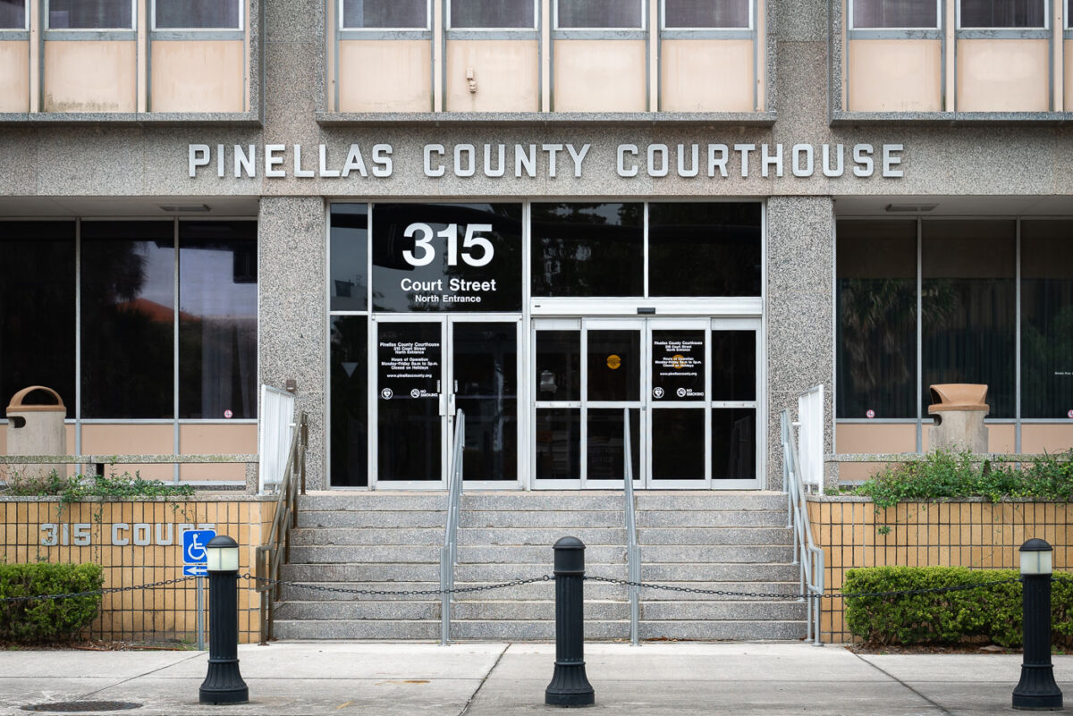 The Pinellas County Courthouse located at 315 Court Street, Clearwater, Florida.