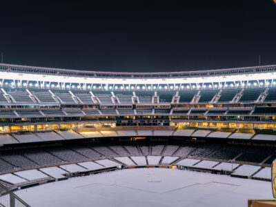 Target Field in December Snow, Minneapolis