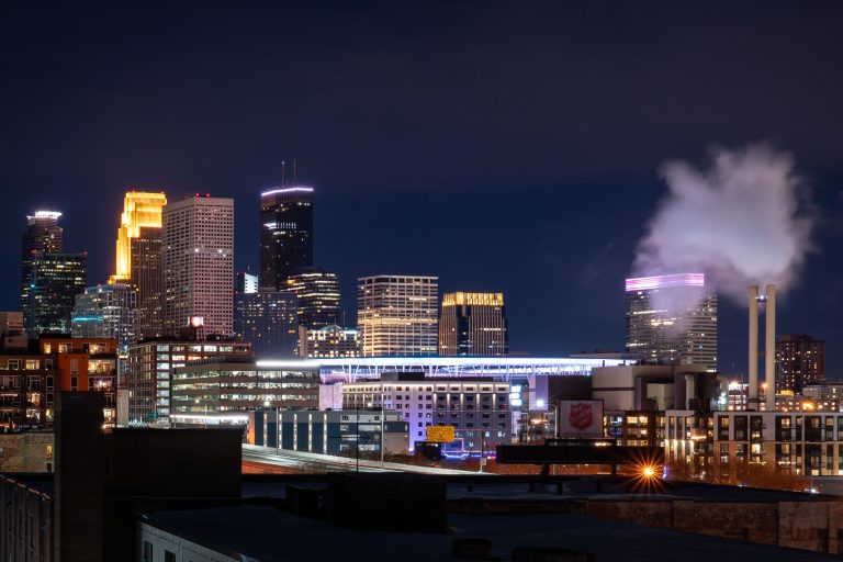 Target Field and Downtown Minneapolis Skyline 4 Target Field and Downtown Minneapolis Skyline in December 2019