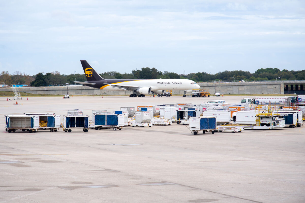 UPS Worldwide Services Plane at Tampa International Airport