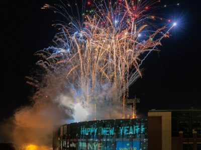 New Years Eve Fireworks at Lambeau Field