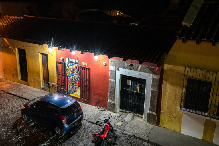 A shop at night in Antigua Guatemala 4 A convenience store in Antigua, Guatemala.
