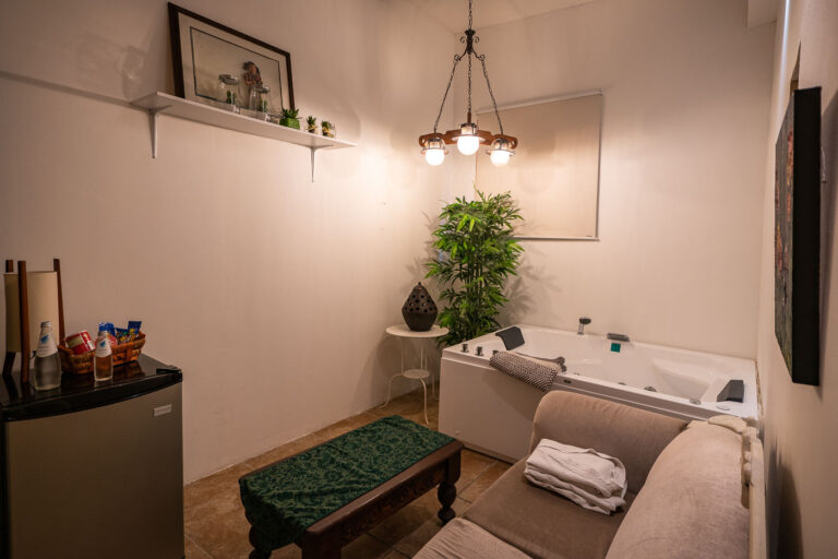 Living area in a Antigua Guatemala Hotel Room 4 Casa Bella Boutique hotel in Anituga Guatemala. Located at 2 Avenida Sur No. 5, 2a Avenida Sur.