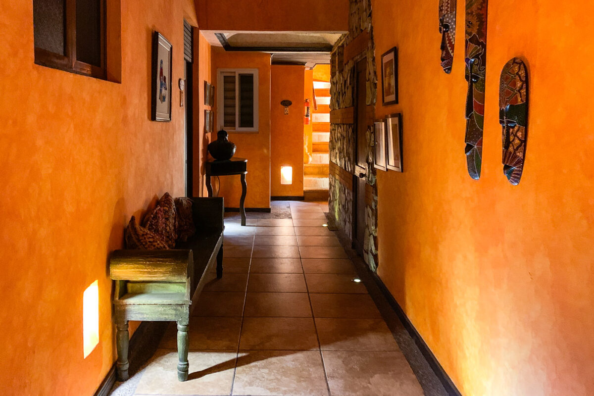 Inside Casa Bella Boutique Hotel in Antigua