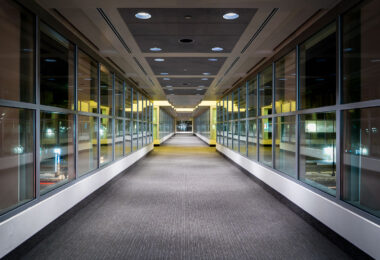 Skyway in downtown Minneapolis near SPS Tower.