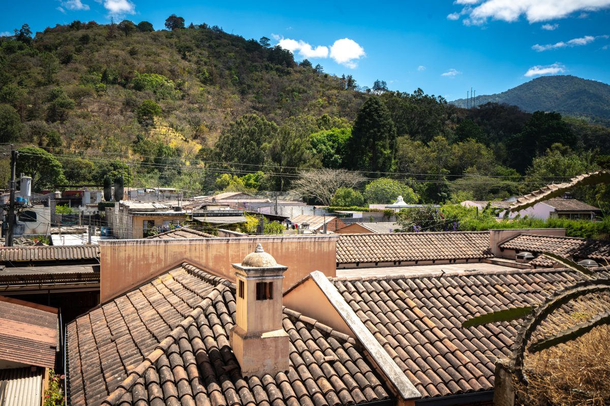 Rooftops Near Iglesia de San Francisco, Antigua Guatemala