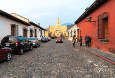 The Santa Catalina Arch in Antigua, Guatemala.