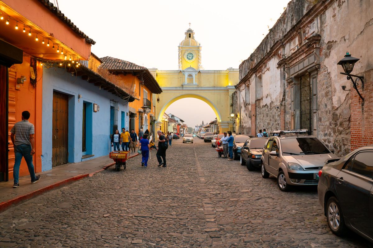 Santa Catalina Arch at Sunset, Antigua Guatemala
