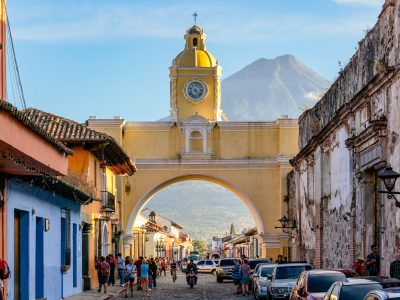Santa Catalina Arch on 5a Avenida Norte, Antigua Guatemala