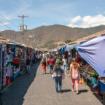 A market in Antigua, Guatemala.