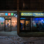 The Sushi Train Restaurant at 1200 Nicollet Mall in downtown Minneapolis.
