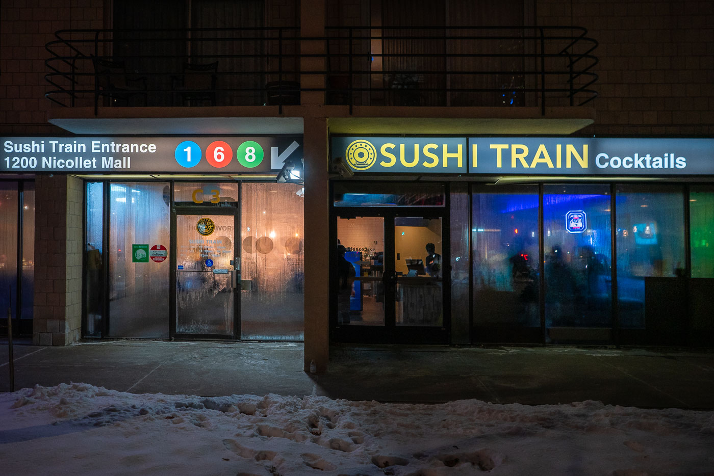 Sushi Train on Nicollet Mall in Minneapolis 2020