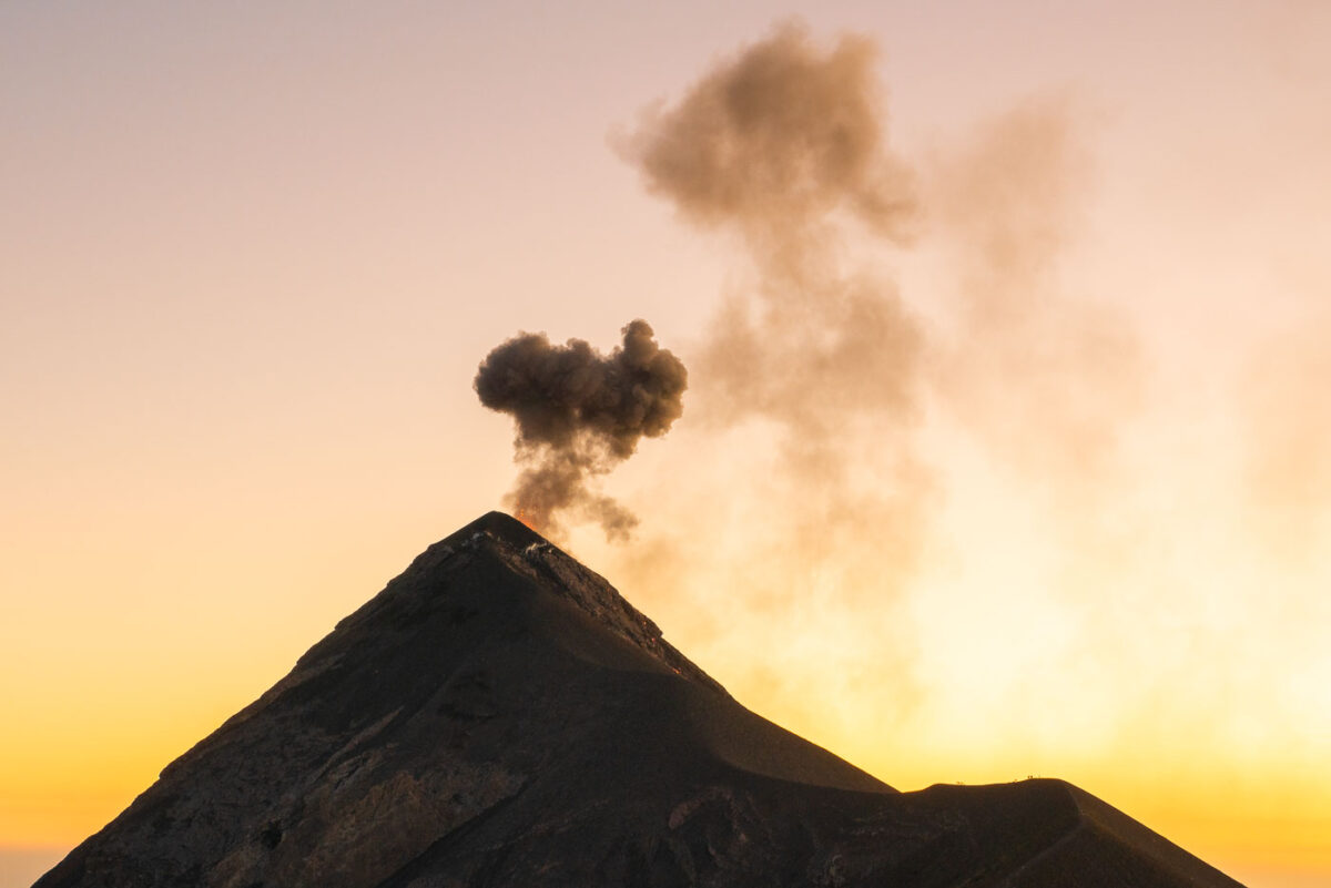 Fuego Volcano erupts in Guatemala.