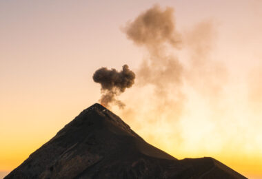 Fuego Volcano erupts in Guatemala.