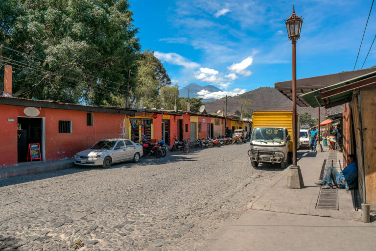Volcanos seen in Antigua Guatemala 1 Antigua, Guatemala