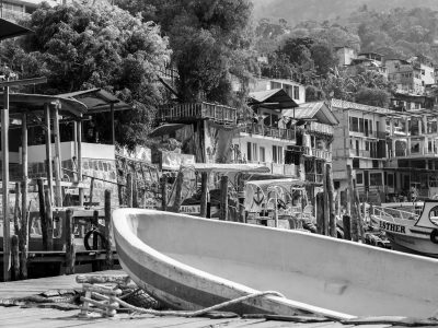 Passenger boats on the San Pedro La Laguna waterfront