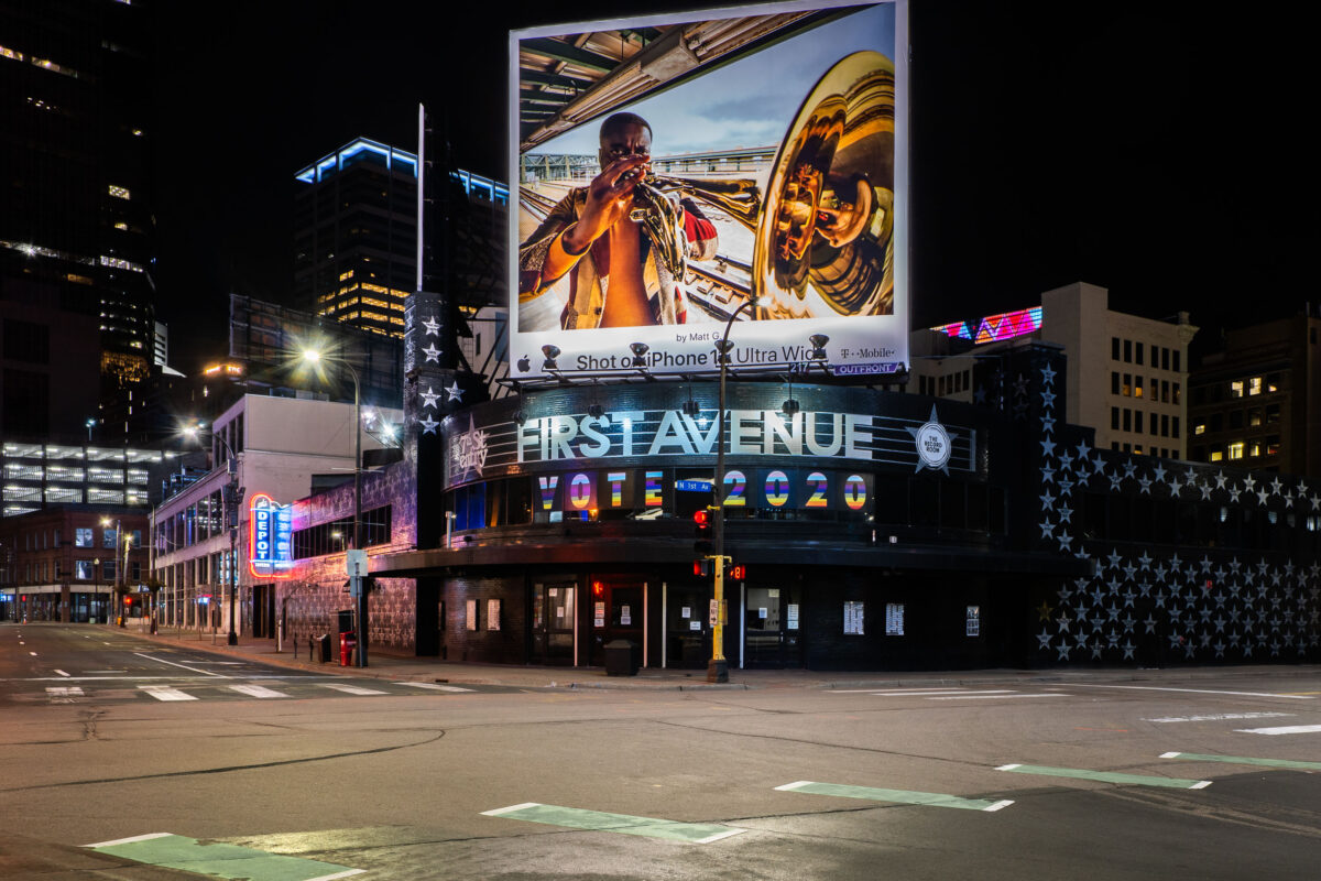 First Avenue, Minneapolis: VOTE 2020 Window Display