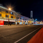 Hennepin Avenue in Uptown Minneapolis, Minnesota during the coronavirus (COVID-19) outbreak.