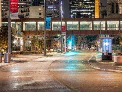 Nicollet Mall, Downtown Minneapolis During COVID-19 Stay-at-Home