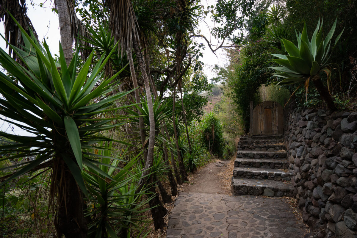 Stone Path and Stairs, Santa Cruz, Guatemala