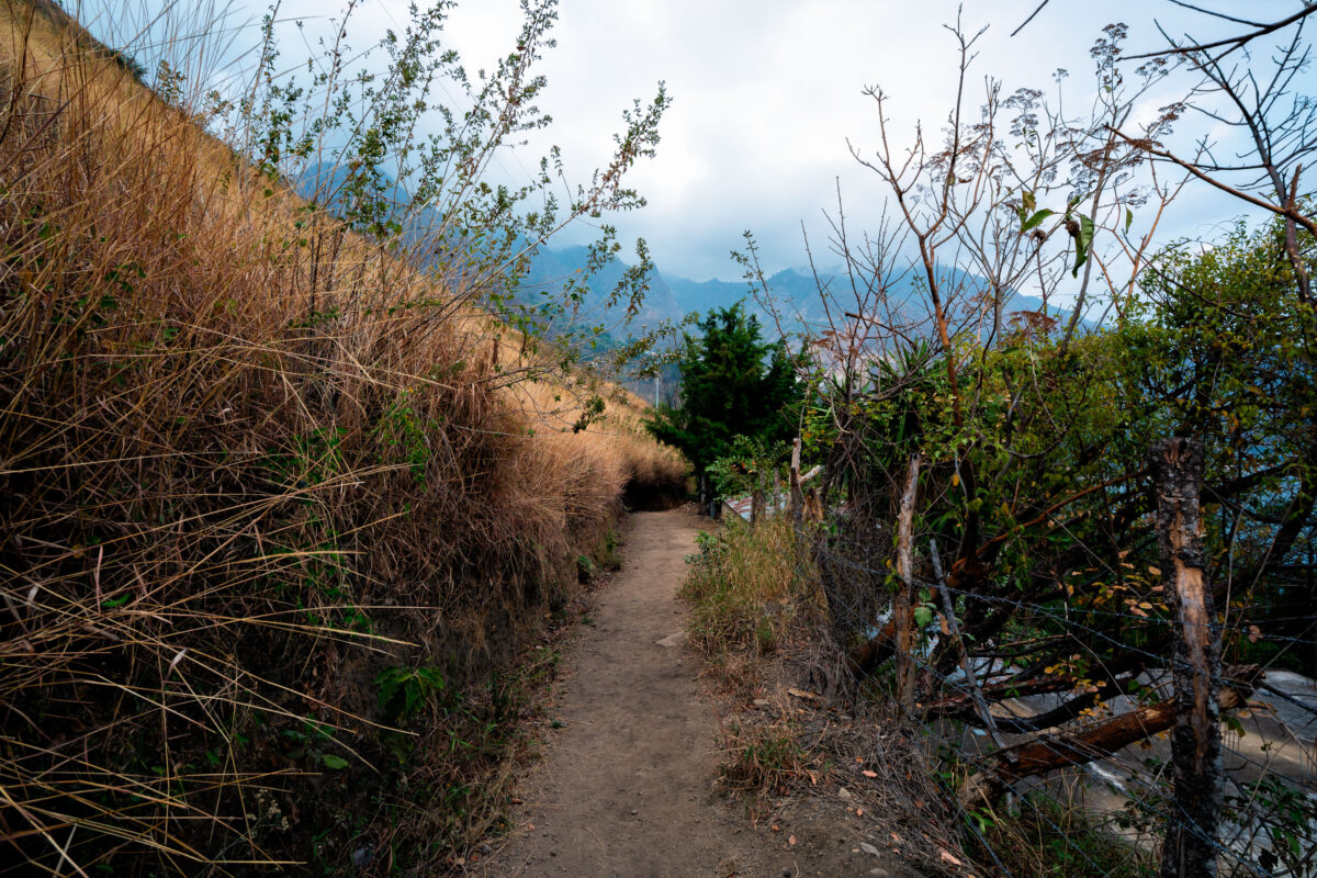 Mountain Trail Path, Santa Cruz, Guatemala