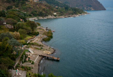 Lake Atitlan in Santa Cruz, Guatemala