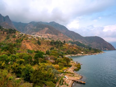 Santa Cruz La Laguna Shoreline, Lake Atitlán, Guatemala