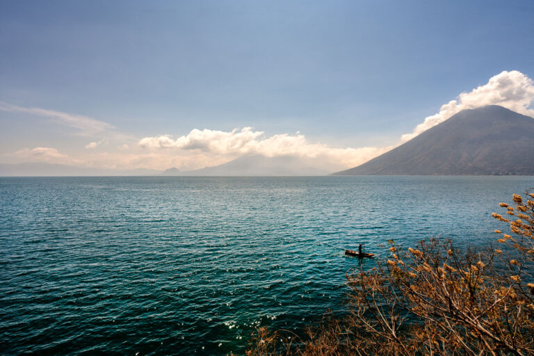 Sunny morning at Lake Atitlán, Guatemala 1 Lake Atitlán, Guatemala
