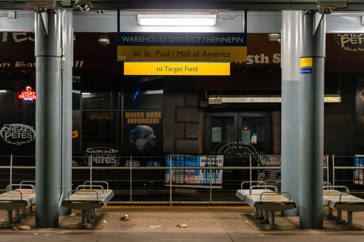 Warehouse District/Hennepin LRT Platform, Minneapolis