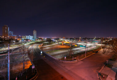 I-35W near downtown Minneapolis.