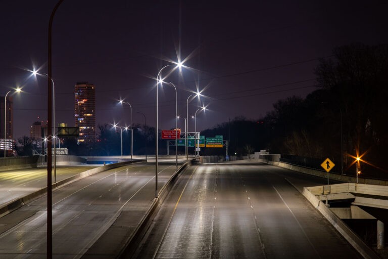 Empty I-394 in Minneapolis 3 I-394, Minneapolis