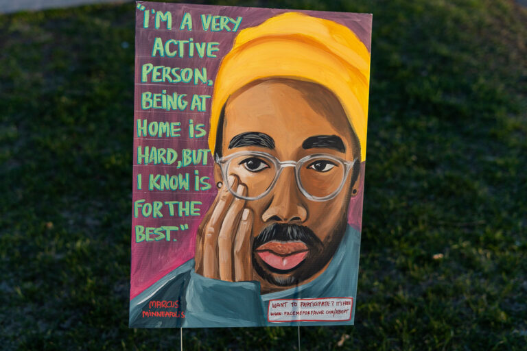 Marcus Minneapolis Painting 2 Art at Powderhorn park in South Minneapolis during COVID-19 shutdowns.