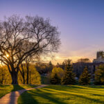 Sunset at Powderhorn Park in South Minneapolis