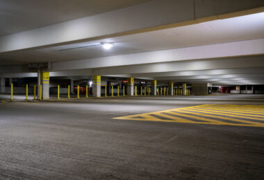 Ramp A parking garage in Downtown Minneapolis.