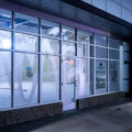 ACAB sprayed on a vacant storefront near the third precinct during the 2nd day of protests in Minneapolis following the death of George Floyd.