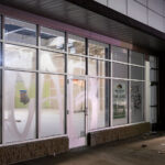 ACAB sprayed on a vacant storefront near the third precinct during the 2nd day of protests in Minneapolis following the death of George Floyd.