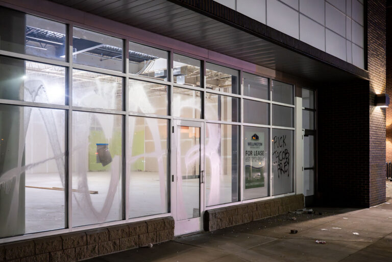 ACAB spray painted on a window 1 ACAB sprayed on a vacant storefront near the third precinct during the 2nd day of protests in Minneapolis following the death of George Floyd.